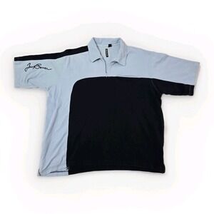 Joe Boxer Quarter Zip Polo Shirt Men's Sz XL Blue Retro Streetwear VTG Y2K 90s